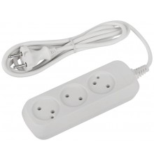 Удлинитель электрический ЭРА UDL-10-315 Greenline 3 розетки без заземления 1,5м ПВС 2x0.75мм2   Б0065048  ЭРА