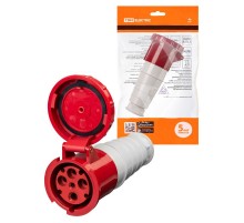 Розетка 234 переносная 3Р+РЕ 63А 380В IP54   SQ0603-0017  TDM