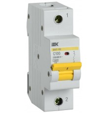 Выключатель автоматический однополюсный ВА47-150 100А C 15кА KARAT  MVA50-1-100-C  IEK