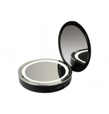 Зеркало с подсветкой складное косметическое ML-D9AC-wh, аккумулятор, бел.  .5038165  Jazzway