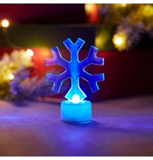Фигура светодиодная на подставке "Снежинка", RGB  501-055  NEON-NIGHT