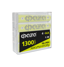 Аккумуляторная батарея  AA 1300мАч Ni-MH Box-4  .5059733  ФАZA