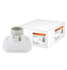 Патрон-основание керамический E27 белый  SQ0335-0024  TDM