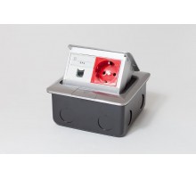 Люк на 2 поста (45*45)алюминий,с металлической коробкой,IP44  300004  SPL