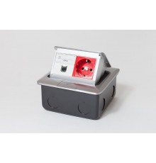 Люк на 2 поста (45*45)алюминий,с металлической коробкой,IP44  300004  SPL