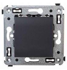 Вывод кабеля из стены "Avanti", "Черный матовый"  4412983  DKC