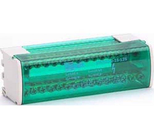 Кросс-модуль на DIN-рейку 2х15 групп, 125А ШН-103   32016DEK  DEKraft