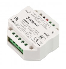 INTELLIGENT ARLIGHT Диммер SMART-0-10V-301-72-DIM-PD-IN (230V, 1x20mA, TUYA BLE, 2.4G) (IARL, IP20 Пластик, 5 лет)  037345  Arlight