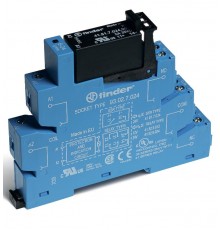 Интерфейсный модуль, твердотельное реле; выход 3A (240В AС); питание 24В DC; категория защиты IP20; винтовые клеммы  383170248240  Finder