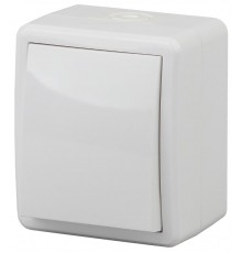 Переключатель 11-1403-01  IP54, 10АХ-250В, ОУ, Эксперт, Белый Б0020673  ЭРА