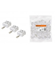 Клемма пружинная соединительная КСПз3-L+N+PE, 16 A, с заземлением под винт  SQ0510-0108  TDM