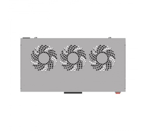  Блок охлажд. TERACOM PRO 3 вент. с выкл. и термостатом NO чёрный TRP-FN-31TNO-BK  EKF