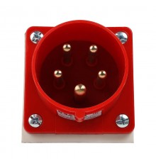 Вилка 515-16А-6h-380AC-3P+PE+N-IP44  241215  КЭАЗ