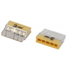 Клемма  NO-225-360 быстрозажимная 2273-205 компактная 5-проводная 0.2-2.5 мм2 (упаковка 30 шт.)  Б0067925  ЭРА