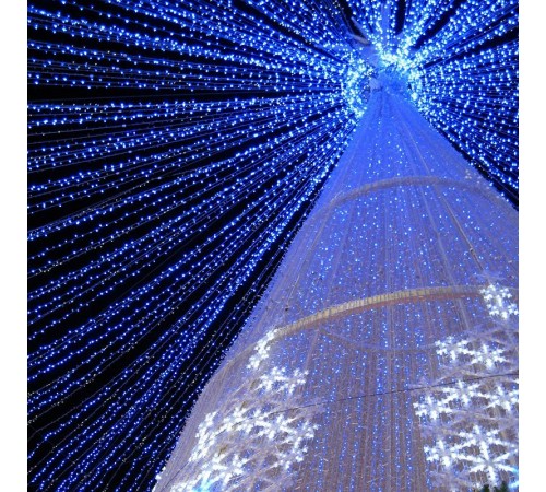 Светодиодная гирлянда ARD-STRING-CLASSIC-10000-WHITE-100LED-STD BLUE (230V, 7W)  025817  Arlight