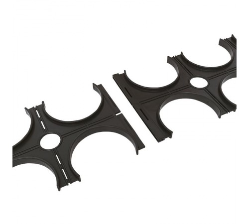 Держатель расстояния (кластер) для двустенных труб, d=110 мм PROxima, четверной  CL-110-4-2  EKF