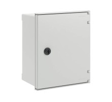 Шкаф цельный навесной из фибергласа без монтажной панели со сплошной дверью 300х250х140 мм  CN50391  DKC