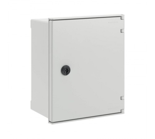 Шкаф цельный навесной из фибергласа без монтажной панели со сплошной дверью 300х250х140 мм  CN50391  DKC