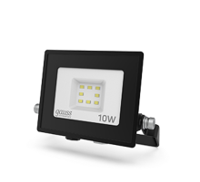 Прожектор светодиодный Elementary 10W 780lm IP65 6500К черный ПРОМО 1/20  613100310P  Gauss