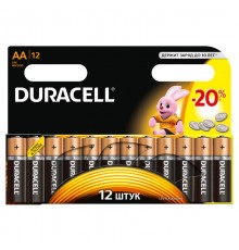 Элемент питания Duracell LR6-12BL BASIC  C0037388  Duracell