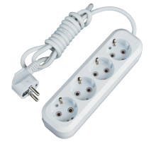 Удлинитель "Эксперт"  4 гнезда 5 метра 16А/3,5кВт с заземлением ПВС 3х1 EKF PROxima  UBA16-310-4-05  EKF