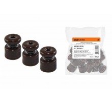 Керамический изолятор для ретро провода "ЭКО" бук (10шт)  SQ2802-0016  TDM