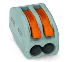 Клемма универсальная 2-проводная 0.08 - 2.5 (4)мм.кв.  222-412  WAGO