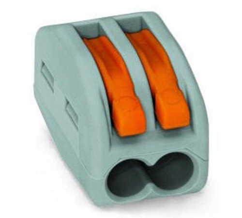 Клемма универсальная 2-проводная 0.08 - 2.5 (4)мм.кв.  222-412  WAGO