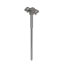 Держатель для прутка D6-10 мм вкручиваемый со шпилькой М8 L180 мм HD  DPV-SM8-180-D6-10 HD  КМ - профиль