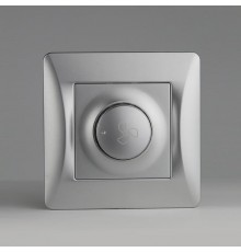 Регулятор скорости вентилятора поворотный, 220-250V, 300VA (серебристый)  201173  SPL