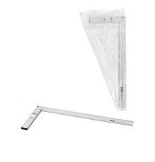 Угольник столярный 500 мм алюминиевый, усиленный, облегченная рукоятка, "Рубин"  SQ1018-0515  TDM