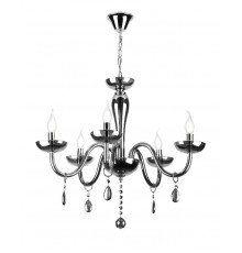 Люстра  Fumoso 1005-205 5 x E14 40 Вт хрусталь классика уценка   Б0061518  Rivoli