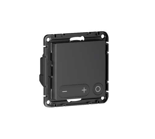 AtlasDesign SMART Черный Термостат программируемый для электрического теплого пола, Zigbee, 16 А, механизм  ATN001038Z  SE