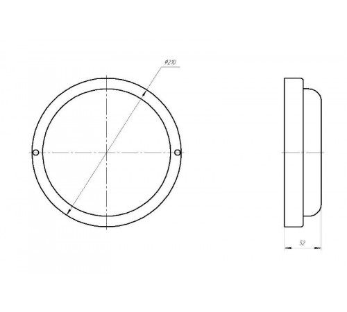 Светильник светодиодный для ЖКХ SPB-201-0-40K-018 настенно-потолочный IP65, D 210 мм, 18Вт, 4000К, рассеиватель матовый  Б0054579  ЭРА