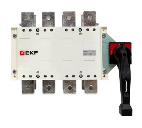 Рубильник-переключатель 400A 4P c рукояткой управления для прямой установки PowerSwitch  pscs-400-4  EKF