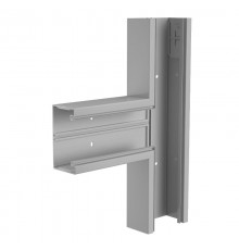 T-образная секция кабельного канала Rapid 80 70x130 мм (ПВХ,серый) (GK-T70130GR)  6274566  OBO Bettermann