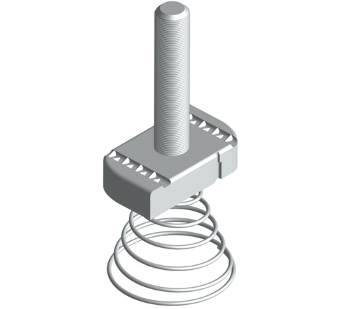 STRUT-болт 10х50 с конусной пружиной TDZ  stbkp10x50-TDZ  EKF