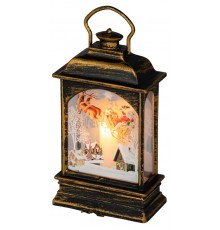 Светильник  ENIN-HW новогодний светодиодный Новогодние истории настольный динамичный свет 13 см  Б0060475  ЭРА