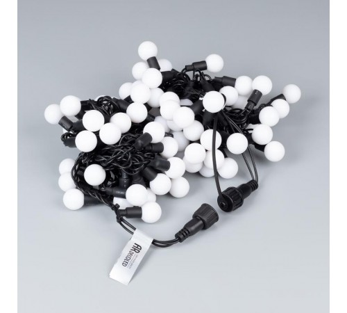 Светодиодная гирлянда ARD-BALL-CLASSIC-D23-10000-BLACK-80LED BLUE (230V, 3.5W)  025600  Arlight