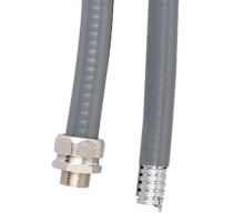 Металлорукав DN 35мм в гладкой EVA изоляции, Dвн 35,0 мм, Dнар 43,0, IP66, 25 м, цвет серый  607E038  DKC