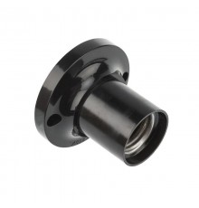 Патрон карболитовый потолочный Е27 черный c этикеткой  11-8818  Rexant