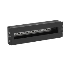 Модуль 3U с DIN рейкой для 19" IT-корпусов, RAL9005  RBDIN03  DKC