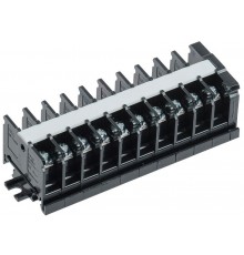 Блок зажимов БЗН TK-020 2,5 мм2 20А на DIN-рейку 10 пар  YZN43-10-002-K02  IEK