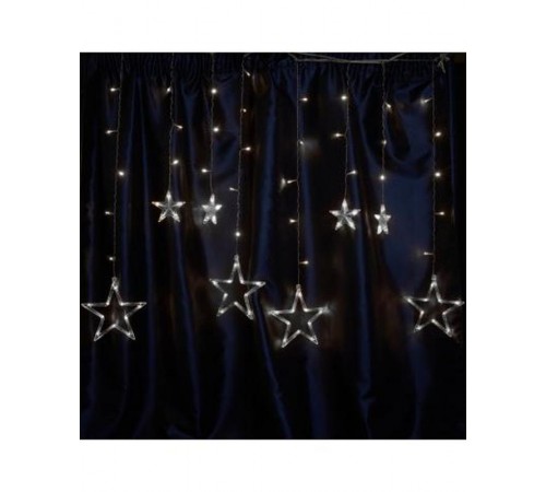 Гирлянда - бахрома 230V 138 LED длина 3м, 5000K, IP20, сетевой шнур 3м в комплекте, CL29  48614  FERON