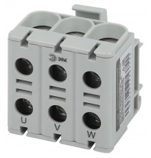 Клеммы силовые вводные КСВ  NO-224-143 тройная (KE61.03) 6-50 мм серая "L"  Б0065582  ЭРА