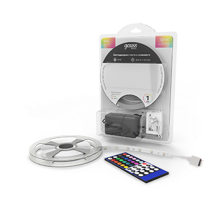 Лента светодиодная Basic в комплекте LED 5050/30RGB+30W 12V 6W/m 390lm/m RGBW 10mm IP20 5m 1/50  BT011  Gauss