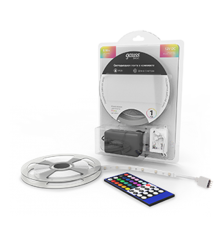 Лента светодиодная Basic в комплекте LED 5050/30RGB+30W 12V 6W/m 390lm/m RGBW 10mm IP20 5m 1/50  BT011  Gauss