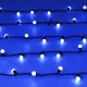 Светодиодная гирлянда ARD-BALL-CLASSIC-D17.5-10000-BLACK-100LED BLUE (230V, 7W)  025582  Arlight