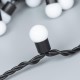 Светодиодная гирлянда ARD-BALL-CLASSIC-D17.5-10000-BLACK-100LED WHITE (230V, 7W)  025583  Arlight