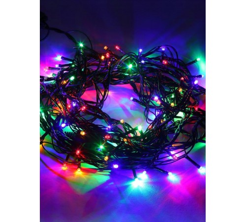 Гирлянда светодиодная  Нить 10 м мультиколор 8 режимов, 220V,  ENIN-10M   IP20 (60/720)  Б0041893  ЭРА